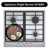 Brentwood Appliances Carbon Steel Non-Stick Round Griddle (9.5-Inch) BCM-24